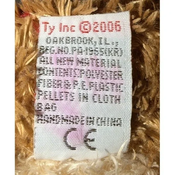 TySilk Scoundrel Brown Puppy Dog Plush Ty Silk Blue Bandana Stuffed 2006 RETIRED - Picture 7 of 7